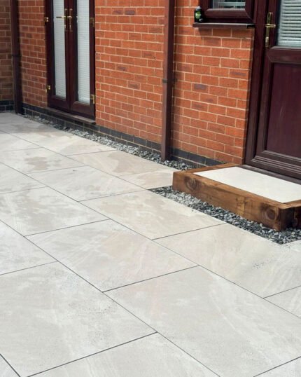 Crossover White Porcelain Paving Tiles – 600×900x20mm